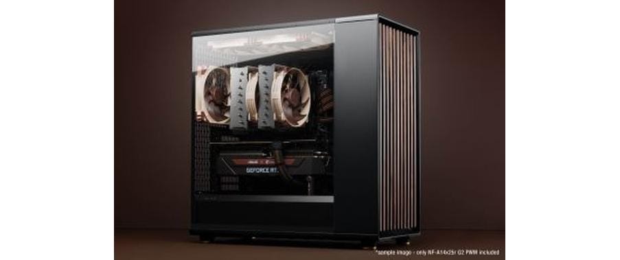 Noctua NF-A14x25r G2 PWM Computerlüfter 140 mm PWM Beige, Braun