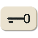 BUSCH-JAEGER Tastersymbol Schl. Wippe 2520 2525TR Duro 2000 SI 2525TR (1433-0-0440)