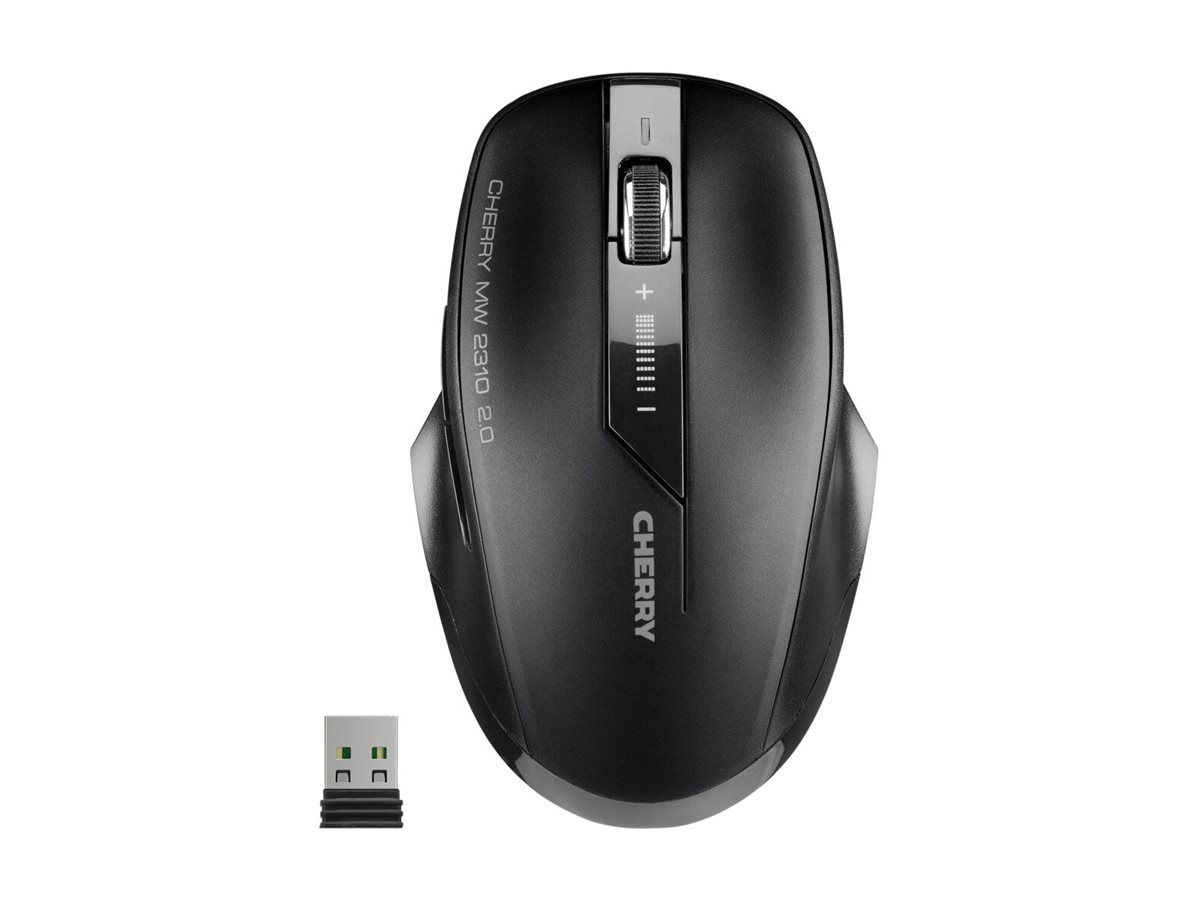 Cherry MW 2310 2.0 Kabellose Maus Optisch 2400 DPI 6 Tasten Schwarz