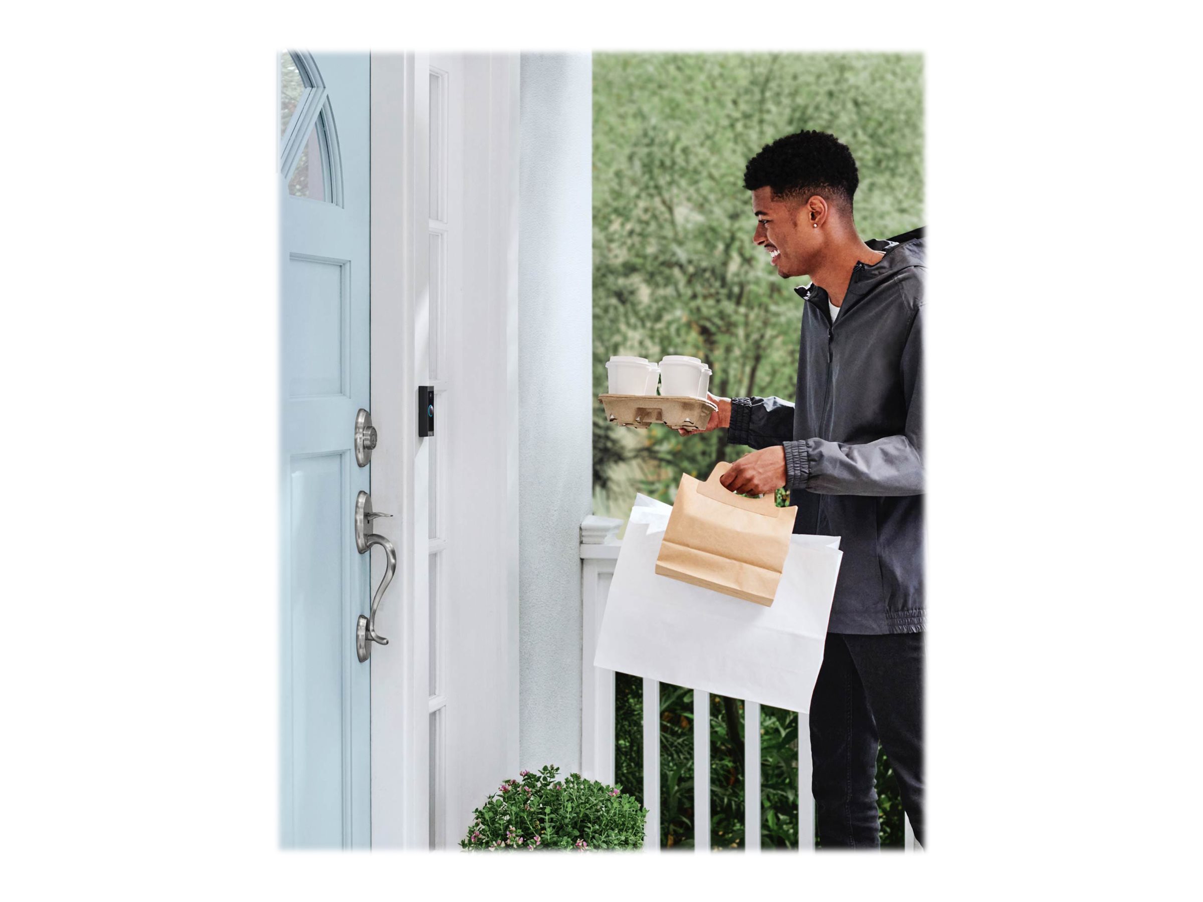 Ring Video Doorbell Wired 1080p Schwarz