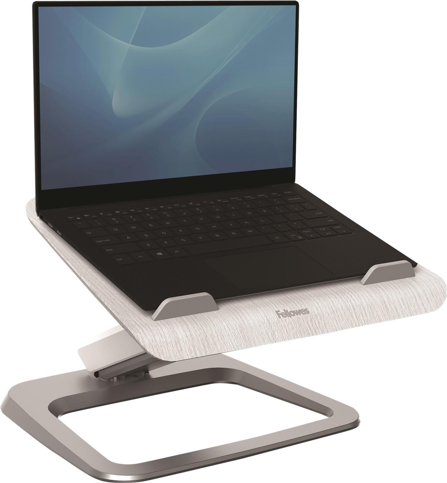 Fellowes Hana Series Notebook-Ständer mit Gasfederarm für Notebooks bis 17", Weiß