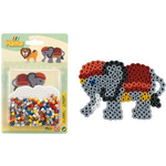 Hama Bügelperlen midi "Elefant/Löwe", im Blister Durchmesser Bügelperle midi: 5,0 mm - 1 Stück (00004183)