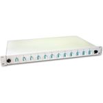 Lightwin LWL Spleissbox, 24 Fasern, 12x DLC Multimode, 50/125µm OM3 Pigtail Spleißboxen (SPBOX 24G50 OM3 DLC)