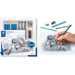 STAEDTLER Zeichenset Sketching Design Journey, 12-teilig für detaillierte Zeichnungen / erste künstlerische Arbeiten, - 1 Stück (61 100)