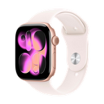 Apple Watch Series 11 GPS 46 mm Roségold Aluminium Light Blush Sport Band S/M
