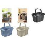 NHG Einkaufskorb SEOUL BASKET, PP, 16 Liter, schwarz Material: aus recyceltem PP, oval, mit Tragegriff, - 1 Stück (60450806)