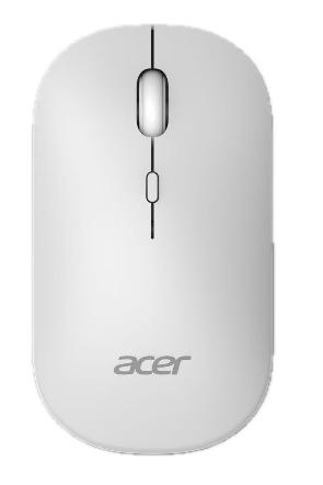 Acer AMR130 Kabellose Dual-Mode Maus Beidhändig 1600 DPI RF Wireless + Bluetooth Weiß