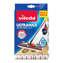 Vileda 167720 Mopppad Rot, Weiß 2 Stück
