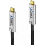 FiberX FX-I600-010 USB Kabel 10 m USB 3.2 Gen 1 (3.1 Gen 1) USB C Schwarz - Silber (FX-I600-010)
