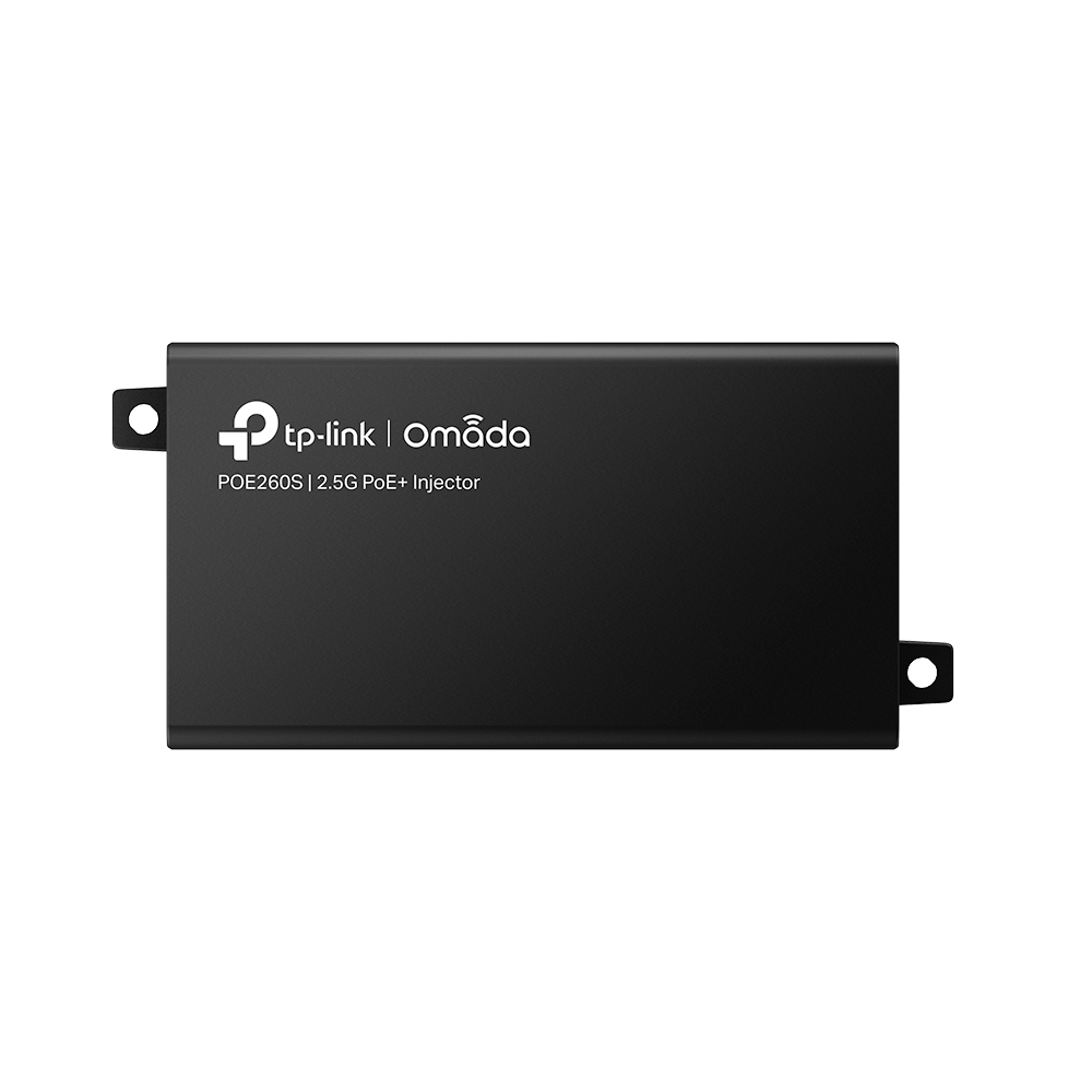 TP-Link Omada POE260S 2.5 Gbps PoE+ Power Injector Schwarz