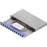 ZVK LSB1B115 LWL-Spleißgehäuse Basic 1HE 12x SC-Duplex Standard OS2 ausziehbar (LSB1B115)