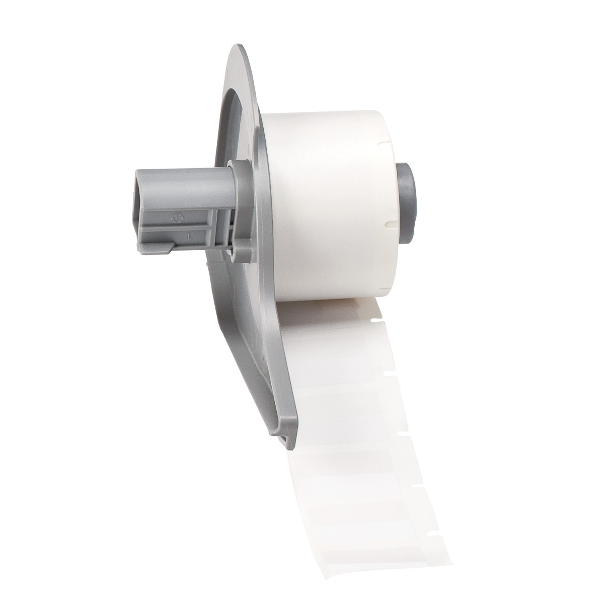 Brady M7-96-427 Selbstlaminierende Vinyl-Etiketten 25,4 x 9,53 (19,05) mm Weiß/Transparent