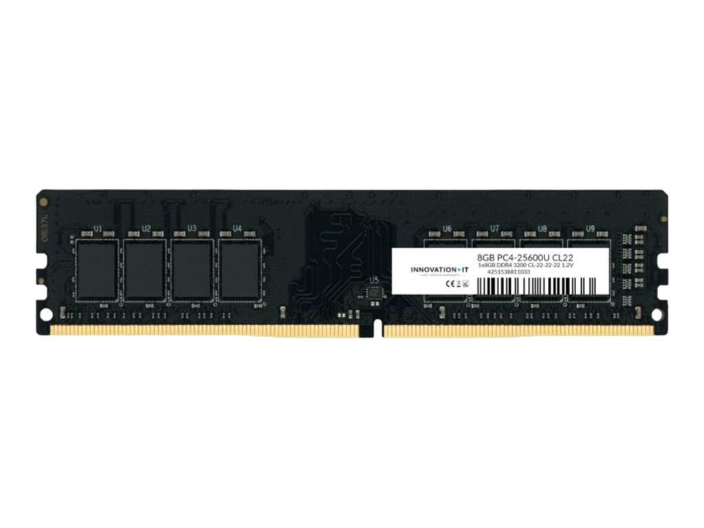 Innovation IT Speichermodul 8 GB RAM DDR4 3200 MT/s PC4-25600 CL22 DIMM 288-PIN