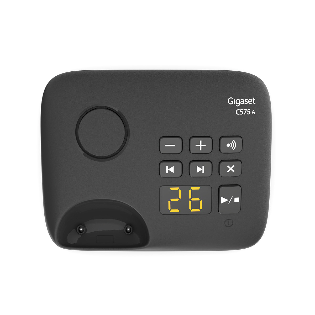 Gigaset C Serie C575A Duo Schnurlostelefon Schwarz