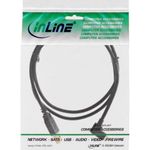 InLine® Micro-USB 2.0 Kabel, USB-A Stecker an Micro-B Stecker gewinkelt, vergoldete Kontakte, 1,5m (31715T)
