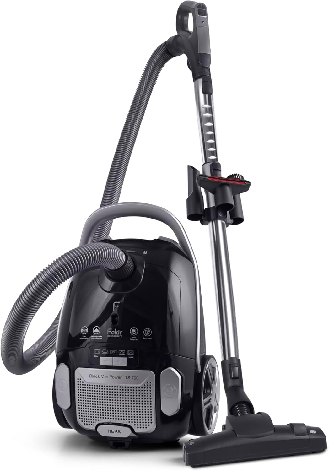 Fakir Black Vac Power TS 790 Bodenstaubsauger 800 W HEPA 14 Schwarz