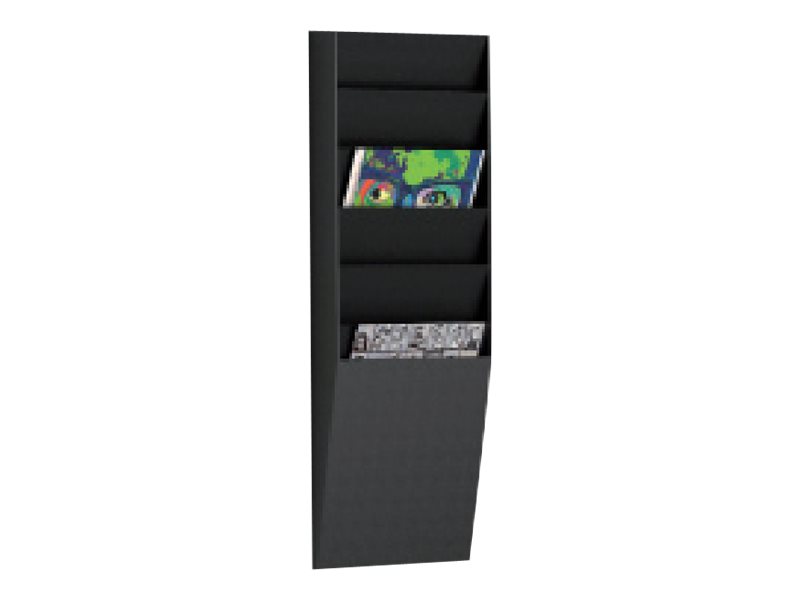 Paperflow A4V1X6.02 Wandprospekthalter Grau