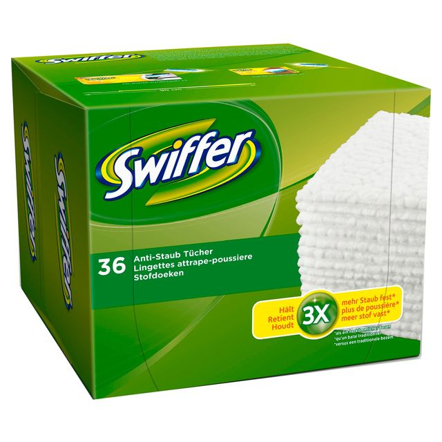 Swiffer Trocken-Bodenwischtücher 545476 36 Stück Weiß