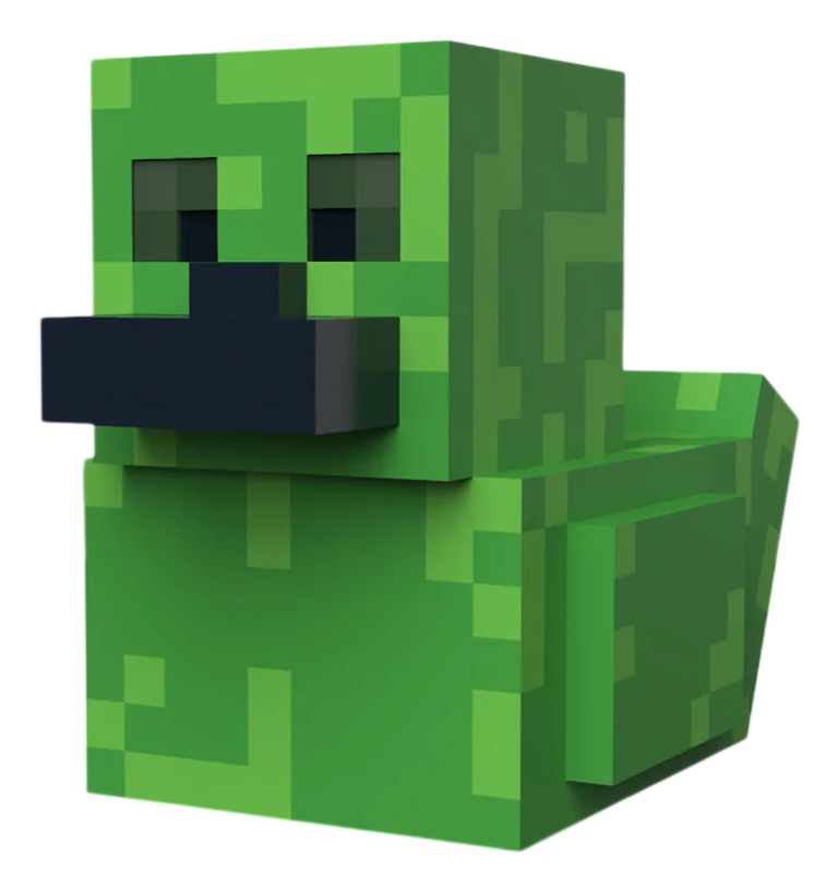 TUBBZ Sammelente MINI Minecraft Creeper 5 cm Schwarz, Grün, Hellgrün