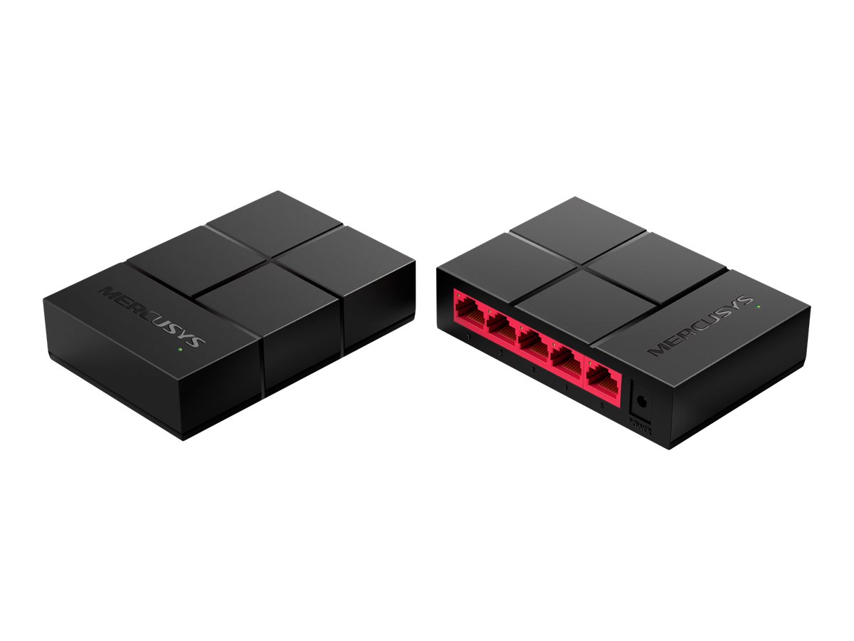 Mercusys MS105G 5-Port Gigabit Ethernet Netzwerk-Switch Schwarz
