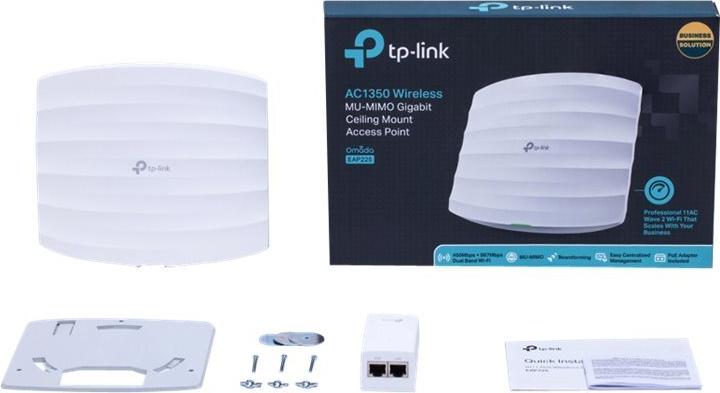 TP-Link Omada EAP225 WLAN Access Point Dualband 1350 Mbit/s Weiß