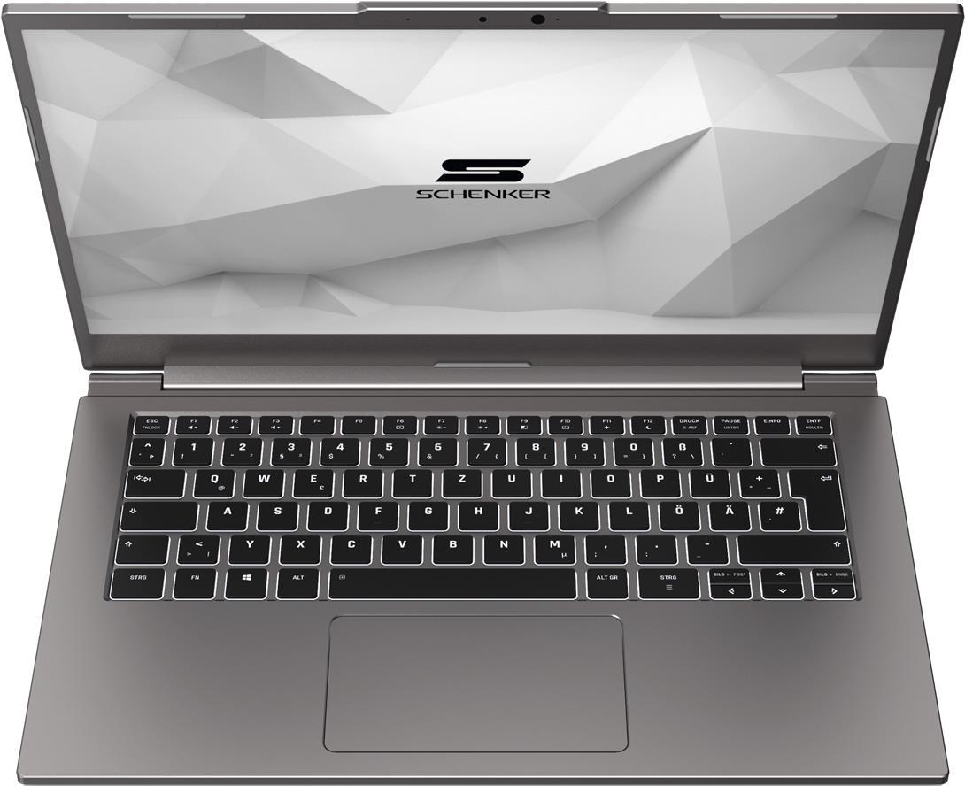 Schenker VIA 14 DDR4-SDRAM Ultrabook 35,6 cm (14 ) 1920 x 1080 Pixel Intel® Core i7 Prozessoren der 11. Generation 16 GB 1000 GB SSD Wi-Fi 6 (802.11ax) Windows 10 Pro Grau (10505625)