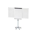 MAUL HEBEL Flipchart mobil standard plus (B)660 x (H)970 mm magnethaftend, höhenverstellbar von 1.780 - 1.960 mm (63726-82)