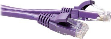 ACT Purple 7 meter U/UTP CAT6A patch cable snagless with RJ45 connectors. Cat6a u/utp snagless pl 7.00m (IB2307)