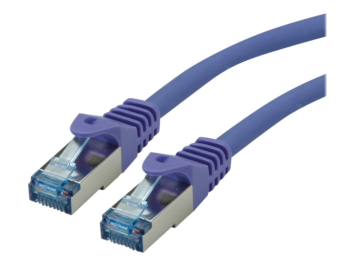 ROLINE Roline S/FTP Patchkabel CAT 6a 1 m Violett