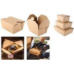 NATURE Star Snackbox, (B)215 x (T)162 x (H)64 mm, braun aus Kraftpapier, stabil, nassfest & fettresistent dank - 1 Stück (417321)