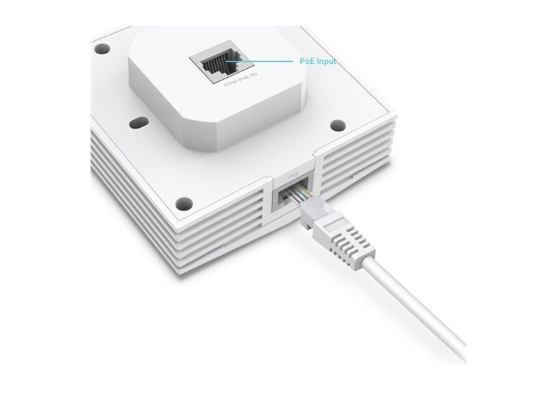 TP-Link Omada EAP650-Wall V2.2 AX3000 Wi-Fi 6 Access Point Weiß