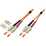 Duplex Jumper SC-SC 50/125µ, OM2, LSZH, orange, 3.0mm, 40m Hersteller: EFB-Elektronik (O6413.40)