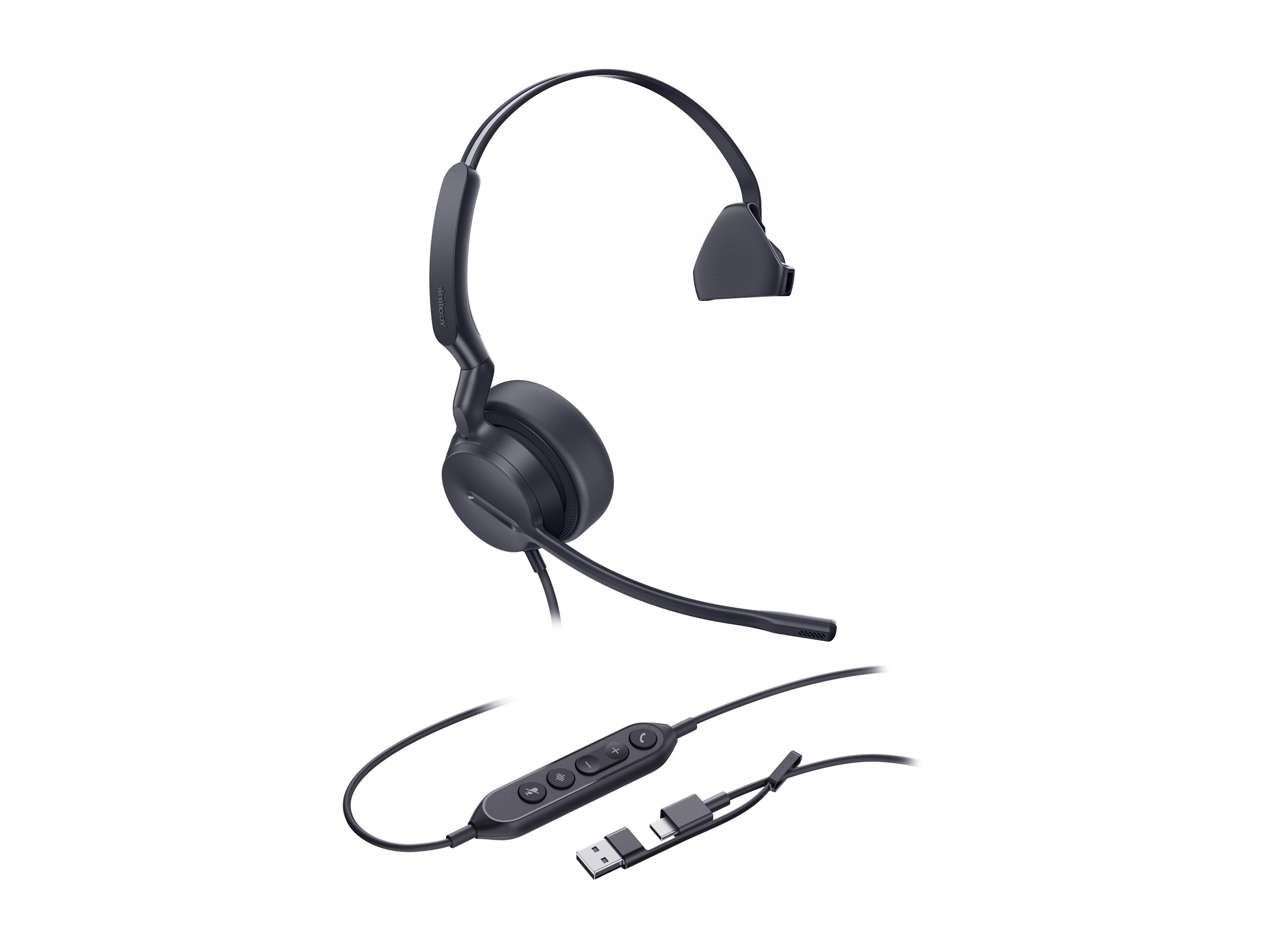 Yealink UH42 Mono Headset USB-A USB-C Schwarz