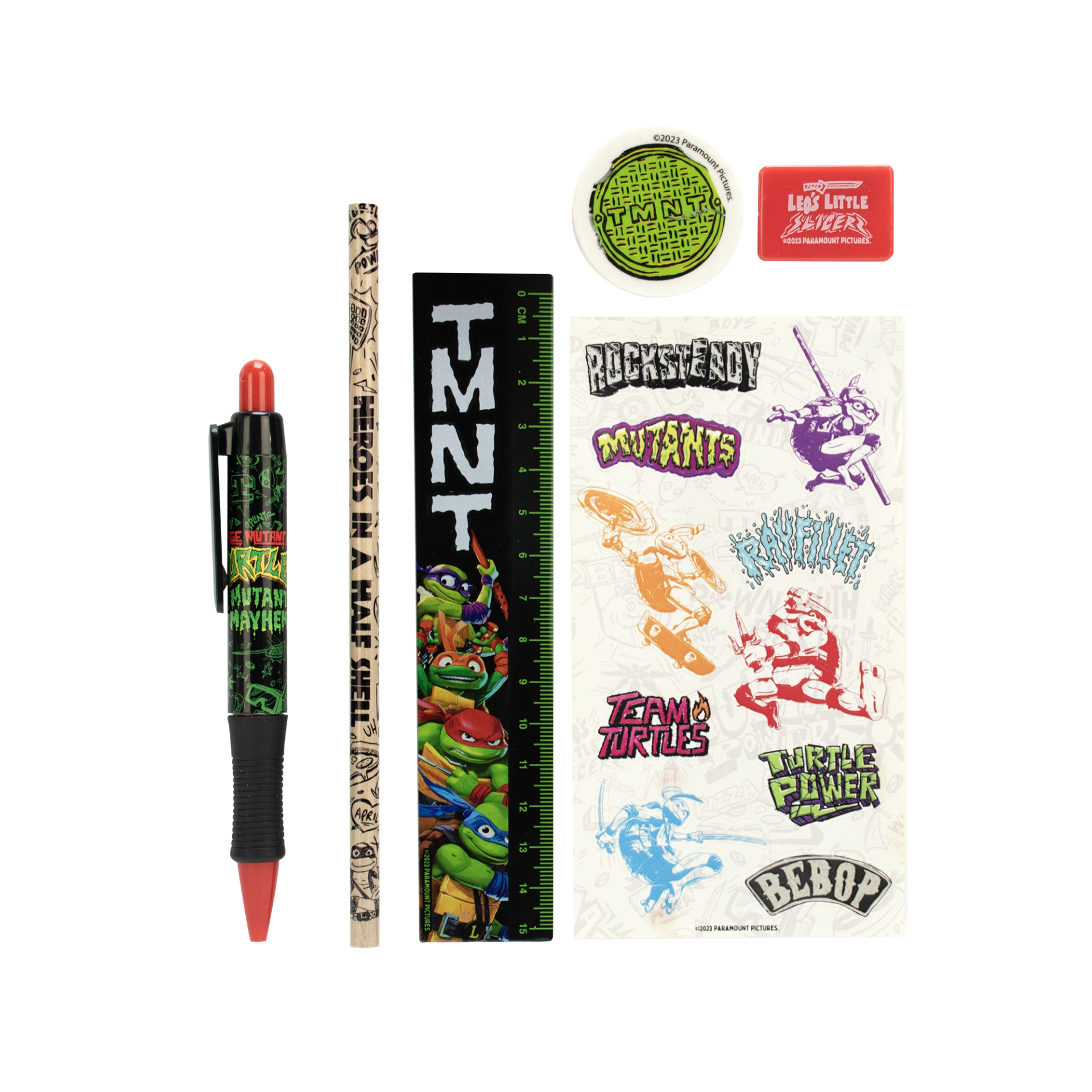 Thumbs Up TMNT Mayhem Schreibwarenset Mehrfarbig