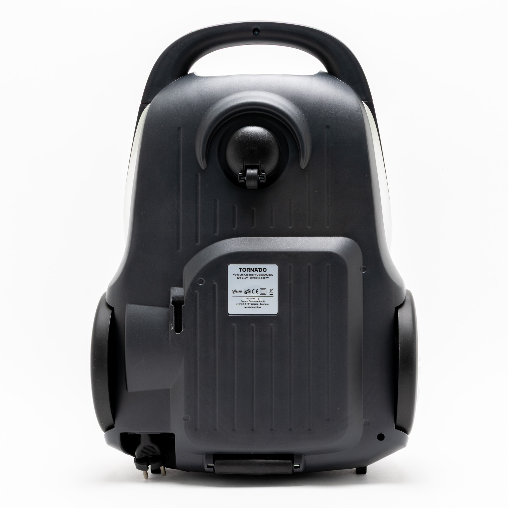 Tornado VCBKC800BC Bodenstaubsauger 800 W 210 AW HEPA 4 l Schwarz/Rot