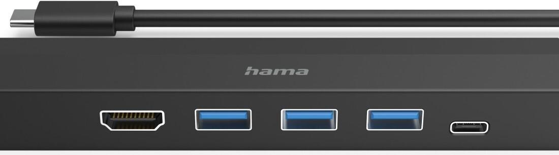 Hama Entry Line 00200144 Dockingstation USB-C 3.2 Gen 1 HDMI Schwarz