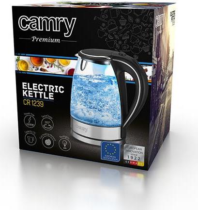 Camry CR 1290 Wasserkocher 1,7 l 2000 W Schwarz