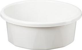 plast team Schüssel "DIAMANT", PPC, 8 Liter, weiß Maße: (B)335 x (T)335 x (H)125 mm - 1 Stück (10040800)