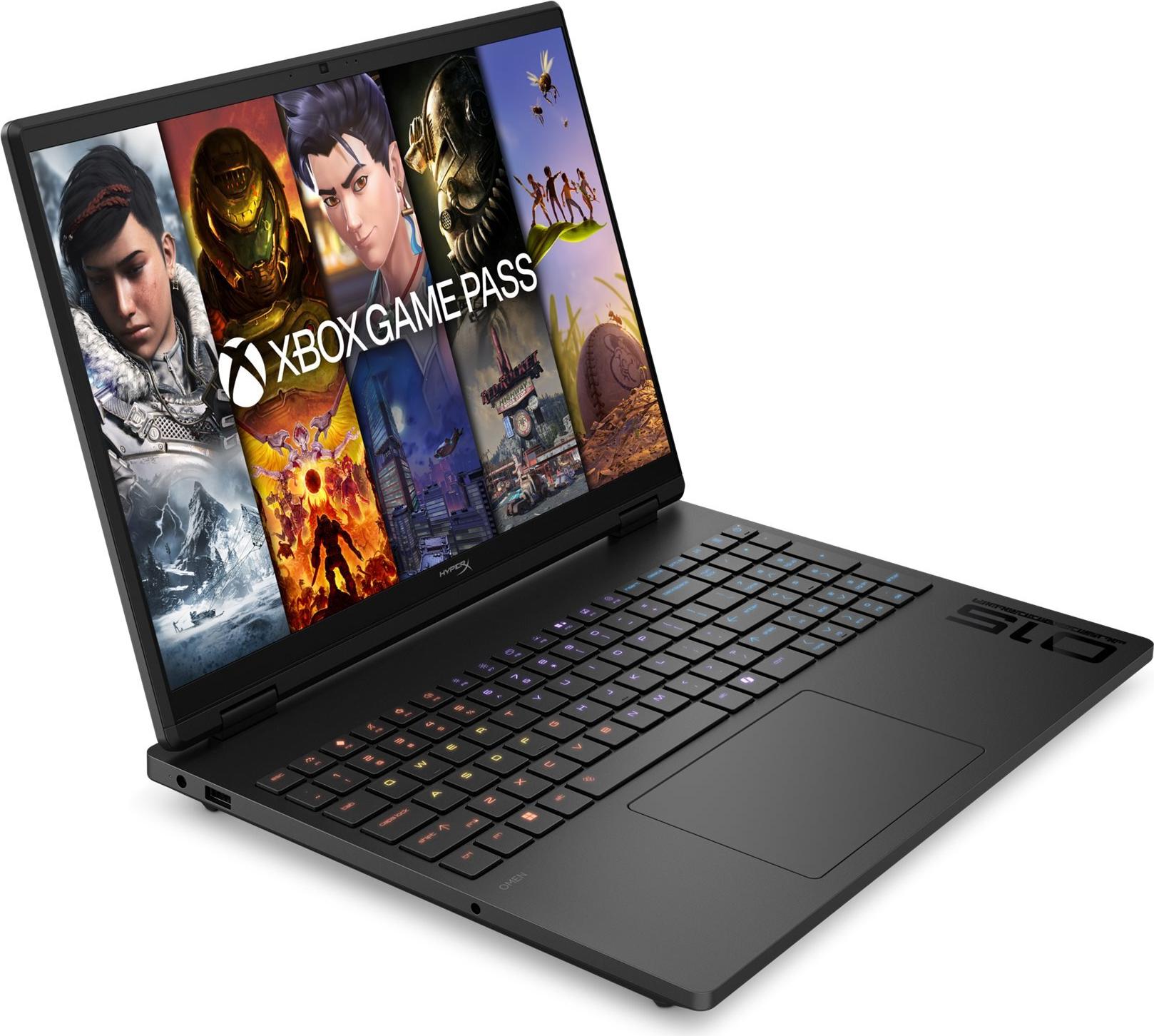 HyperX OMEN 15-ga0051ng Gaming-Notebook 15,3" Intel Core i5-14450HX RTX 5060 16 GB RAM 1 TB SSD QWERTZ Shadow black
