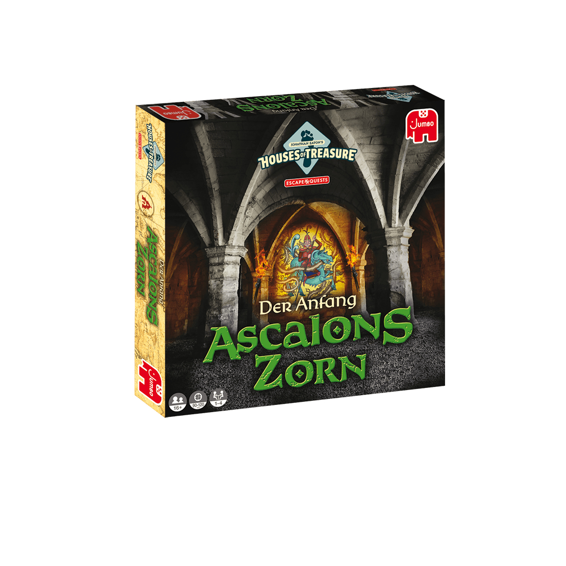 Jumbo Escape Quest Der Anfang Ascalons Zorn Brettspiel Laterales Denken ab 16 Jahren Mehrfarbig