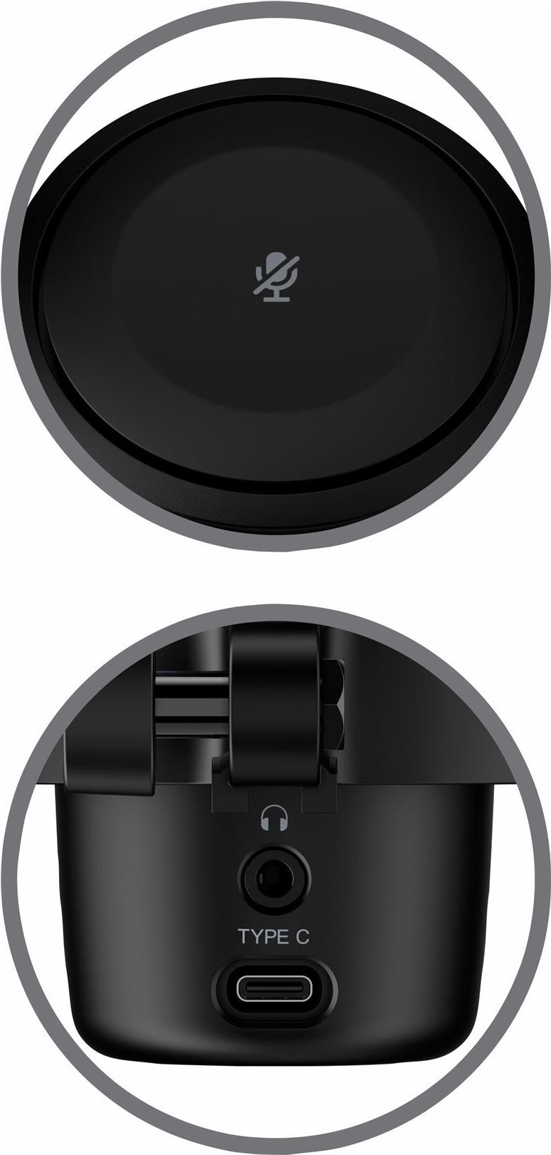 HyperX DuoCast RGB USB Kondensatormikrofon, schwarz Für PC, PS5 