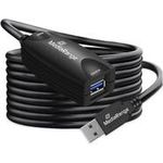 MEDIARANGE Aktives USB-Verlängerungskabel USB 3.0 sw (MRCS242)
