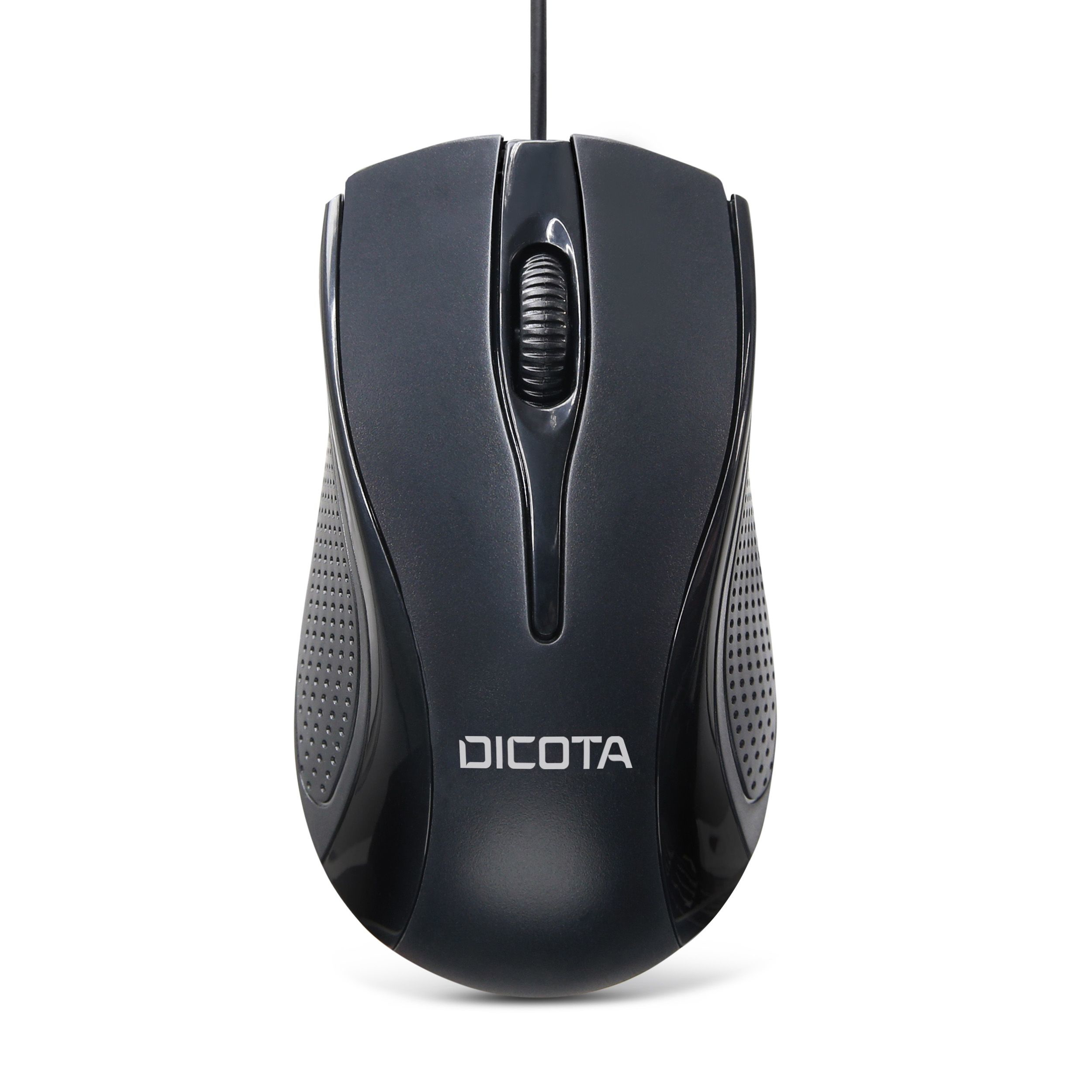 DICOTA D32011 Kabelgebundene Maus USB 3 Tasten 1200 DPI Schwarz