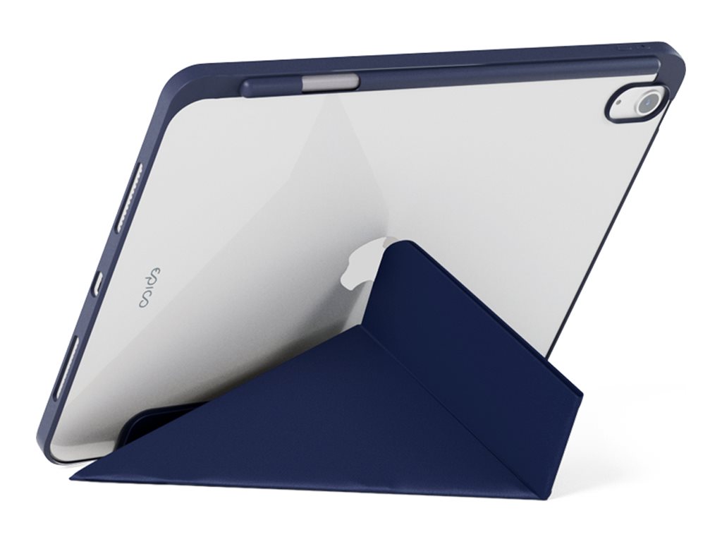 Epico Hero Flip-Hülle 10,9" Blau, Transparent (Rückseite)