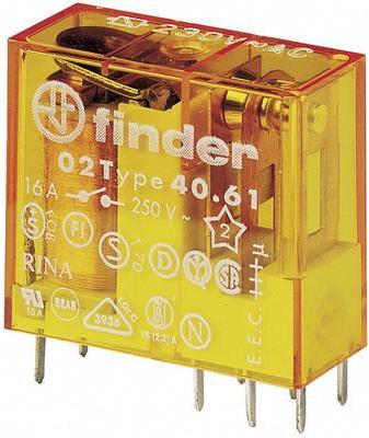 Finder Printrelais 12 V/AC 16 A 1 Wechsler 40.61.8.012.0000 1 St. (40.61.8.012.0000)