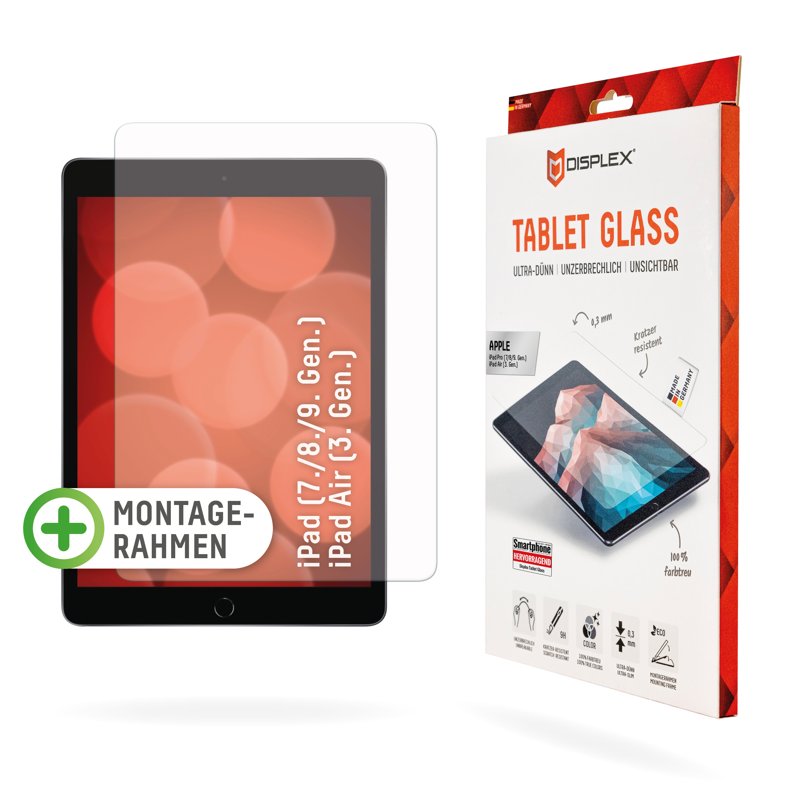 E.V.I. DISPLEX Tablet Glass 10.2" Transparent