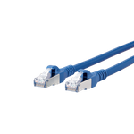BTR TP-Patchkabel ISO/IEC Cat.6 AWG26 2x RJ45 10,0m blau (130845A044-E)