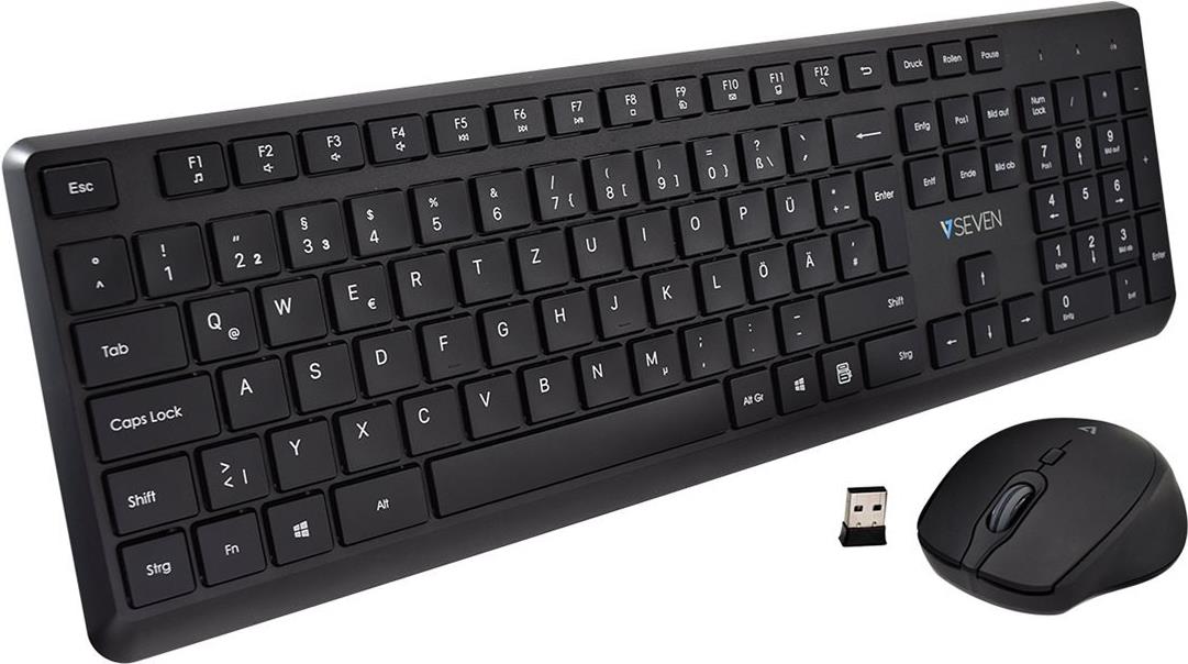 V7 PRO WIRELESS KEYBOARD MOUSE DE (CKW350DE)