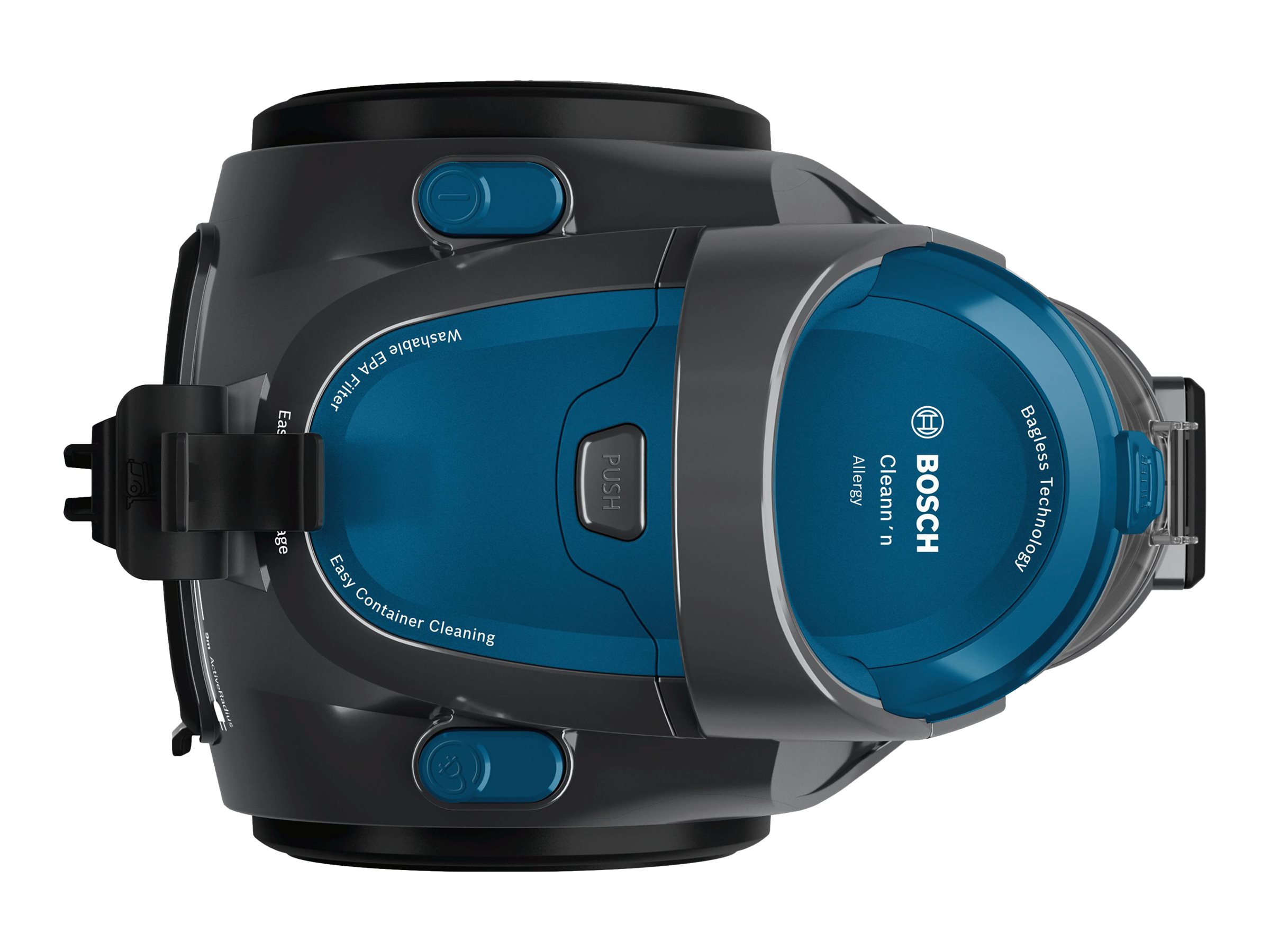 Bosch Serie 2 BGS05A220 Bodenstaubsauger 700 W Beutellos Anthrazitgrau