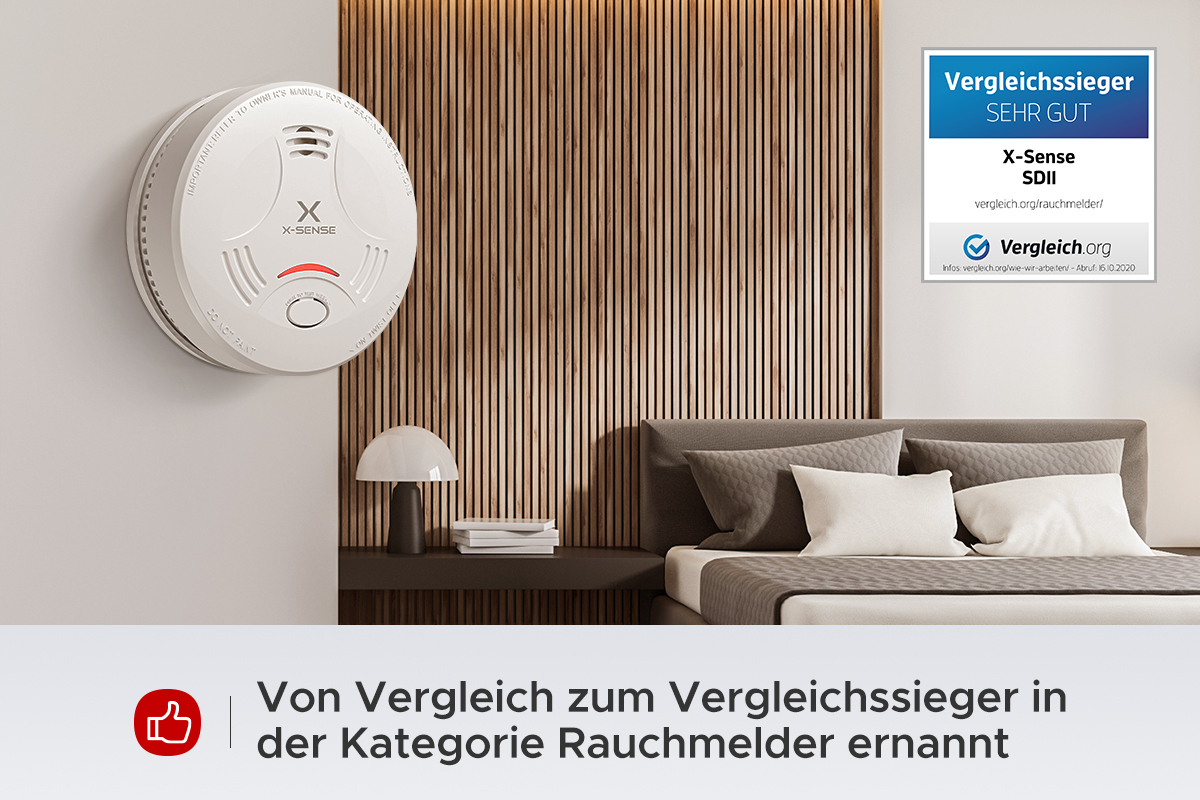 X-Sense SD11 Rauchwarnmelder 85 dB Kabelgebunden Lithium Weiß